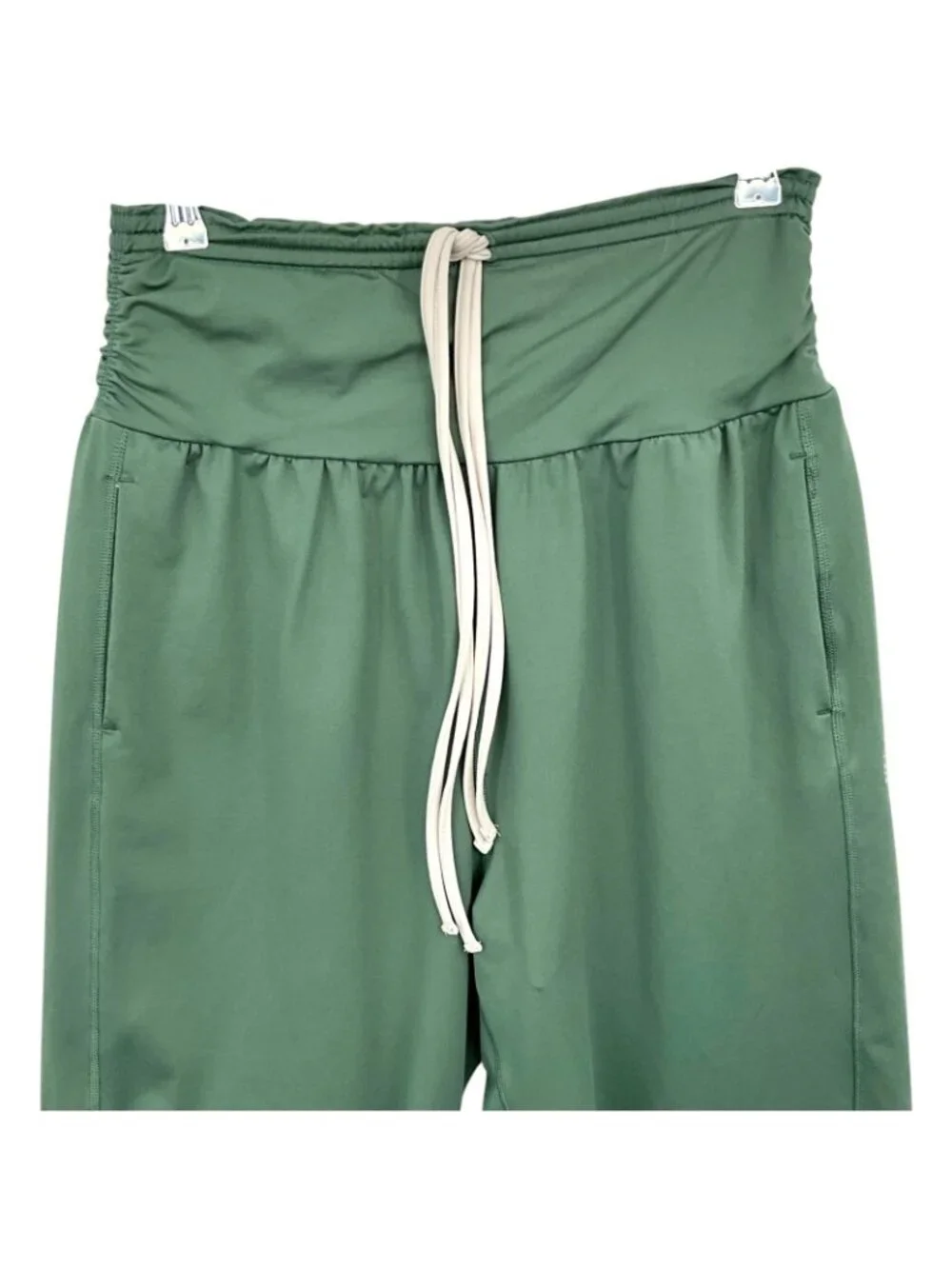 FP Movement Take It Easy Jogger Pants Womens Medium Green High Rise Relaxed
